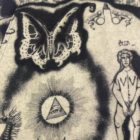 🖤Gorgeous Vintage Rare Mostly Wool (Junior) John Paul Gaultier Skirt 40” - Picture 16 of 16